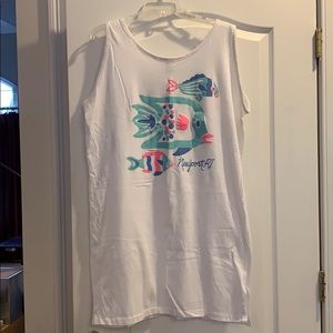 Vintage Newport RI Super Cute Beach Cover One Size